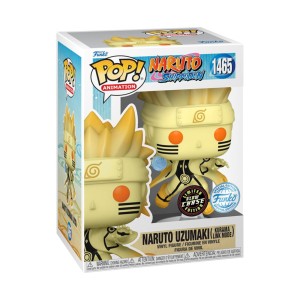 Funko POP! - Naruto Uzumaki Kurama Link Mode 1465 (CHASE) - NARUTO  
