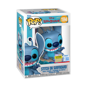 Funko POP! - Stitch on Surfboard 1594 Summer Convention  - LILO & STITCH 