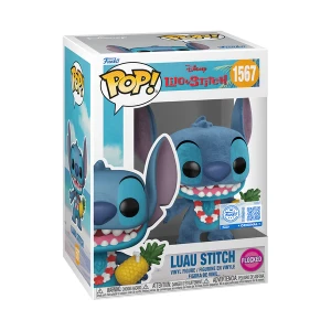 Funko POP! - Luau Stitch 1567 (Flocked) - LILO & STITCH 