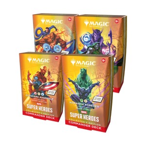 TCG - MAGIC THE GATHERING - Marvel Super Heroes - Commander Deck Collector's Edition - Zestaw 4