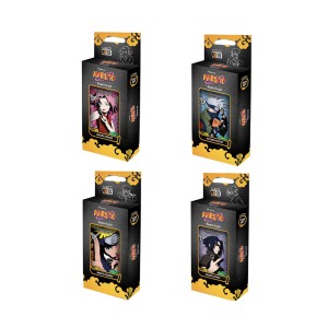 TCG - NARUTO MYTHOS - Konoha Shido - Team 7: Kakashi, Sakura, Naruto, Sasuke - Zestaw (ENG)   