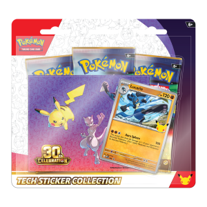 TCG - POKEMON - TECH STICKER: Lucario - 30th CELEBRATION [PREORDER]  